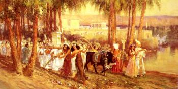 Frederick Arthur Bridgman : An Egyptian Procession